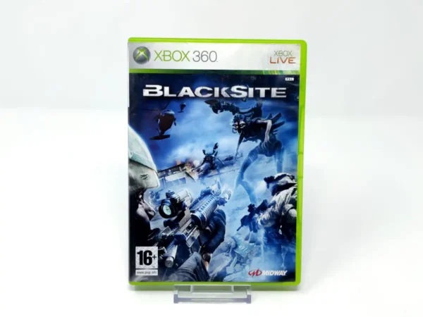 Portada de BlackSite (FRA) para XBOX 360, edición PAL Francia, de segunda mano