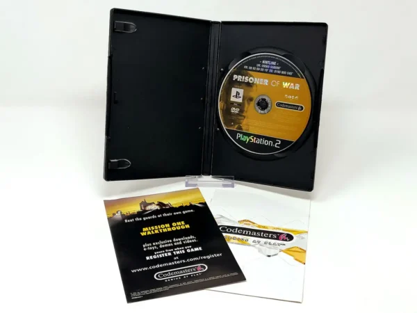 Interior del juego Prisoner of War (UK) (Rebajado) para PlayStation 2 con disco y manual