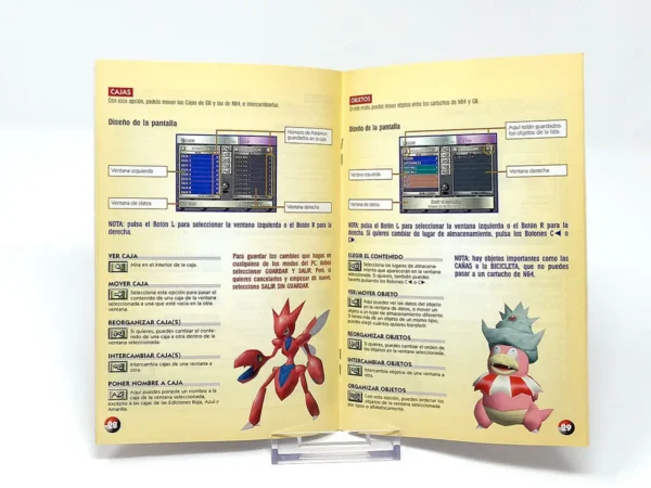 Pokémon Stadium 2 (ESP) (Manual) para Nintendo 64, edición PAL España, de segunda mano
