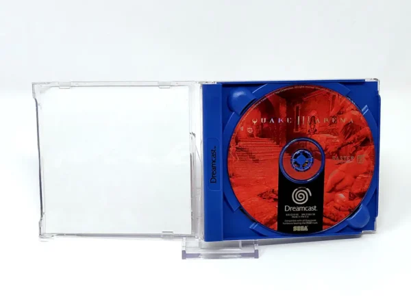 Interior del juego Quake III: Arena (ESP) para Sega Dreamcast con disco y manual