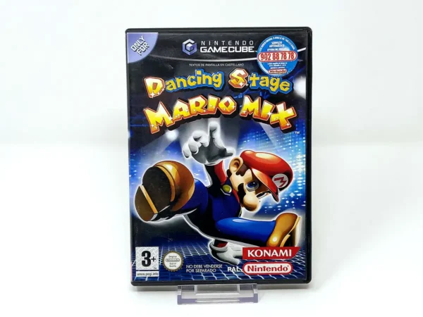 Portada de Dancing Stage Mario Mix (ESP) (Rebajado) para Nintendo GameCube, edición PAL España, de segunda mano