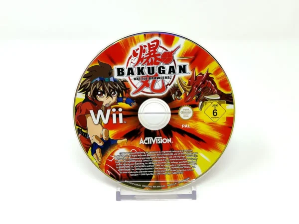 Portada de Bakugan: Battle Brawlers (EUR) (Disco) para Nintendo Wii, edición PAL EUR, de segunda mano