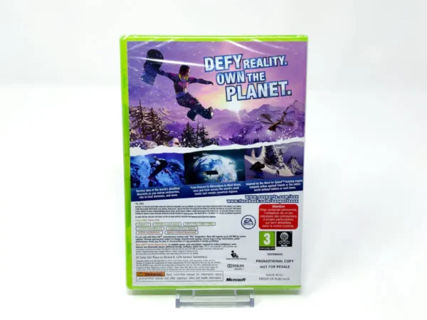 Parte trasera de SSX (UK) (Promo) (Precintado) para XBOX 360, edición PAL UK
