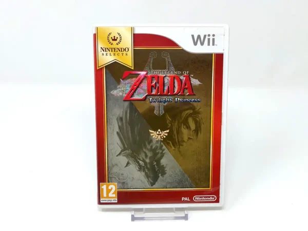 Portada de The Legend of Zelda: Twilight Princess (ESP) (Nintendo Selects) para Nintendo Wii, edición PAL España, de segunda mano