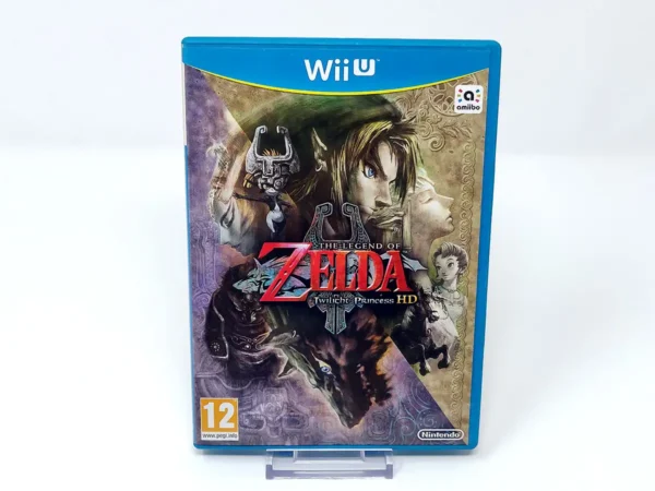 Portada de The Legend of Zelda: Twilight Princess HD (ESP) para Nintendo Wii U, edición PAL España, de segunda mano