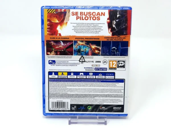 Parte trasera de STAR WARS: Squadrons (ESP) (Precintado) para PlayStation 4, edición PAL España