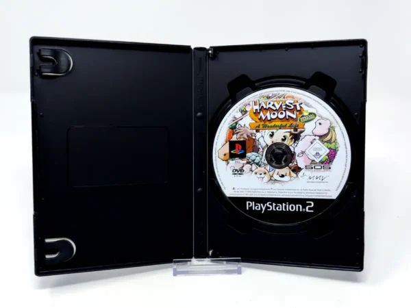 Interior del juego Harvest Moon: A Wonderful Life (Special Edition) (ESP) (Rebajado) para PlayStation 2 con disco y manual