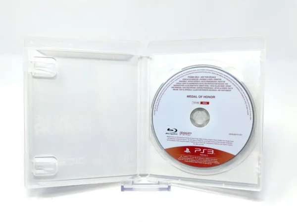 Interior del juego Medal of Honor (ESP) (Promo) para PlayStation 3 con disco y manual