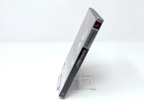 Lateral de la caja de Spider-Man (ESP) (Platinum) para PlayStation 2