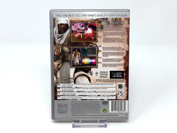 Parte trasera de Soulcalibur III (FRA) (Platinum) para PlayStation 2, edición PAL Francia