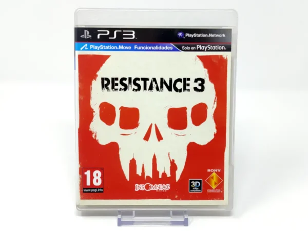 Portada de Resistance 3 (ESP) para PlayStation 3, edición PAL España, de segunda mano