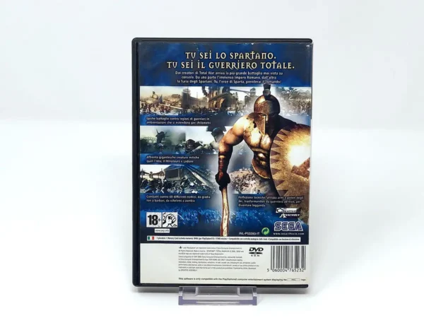Parte trasera de Spartan: Total Warrior (ITA) para PlayStation 2, edición PAL Italia