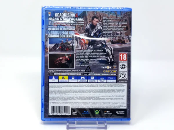 Parte trasera de Dead Rising 4: Frank's Big Package (ESP) (Precintado) para PlayStation 4, edición PAL España
