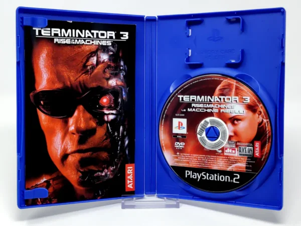 Interior del juego Terminator 3: Rise of the Machines (ESP) (Rebajado) para PlayStation 2 con disco y manual
