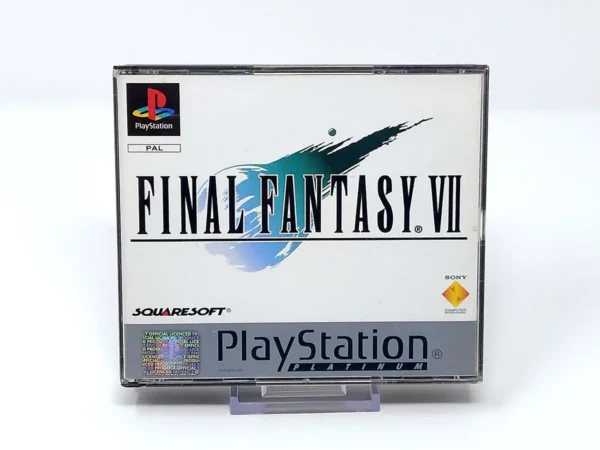 Final Fantasy VII (ESP) (Platinum)(Carátula) para PlayStation 1, edición PAL España, de segunda mano