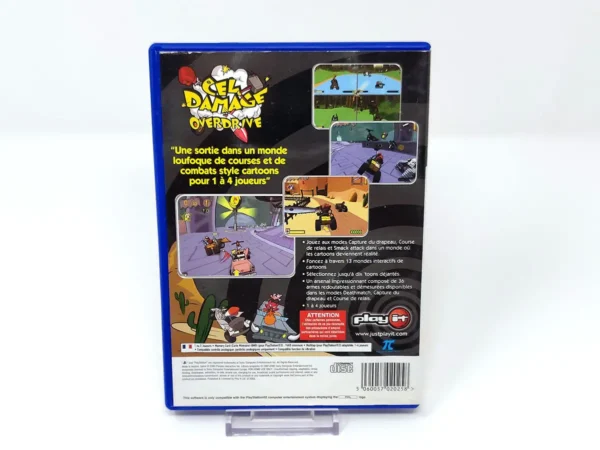 Parte trasera de Cel Damage Overdrive (FRA) (Rebajado) para PlayStation 2, edición PAL Francia