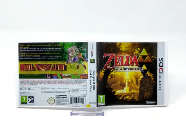 The Legend of Zelda: A Link Between Worlds (ESP) (Carátula) para Nintendo 3DS, edición PAL España, de segunda mano