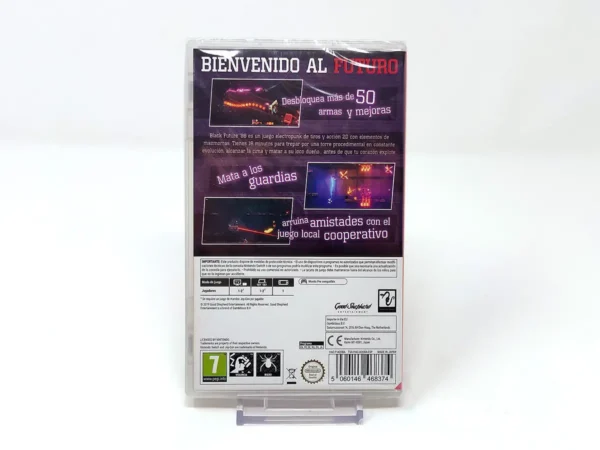 Parte trasera de Black Future '88 (ESP) (Precintado) para Nintendo Switch, edición PAL España