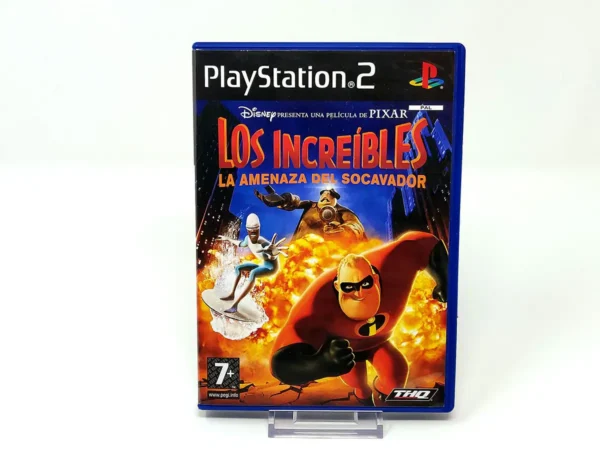 Portada de Los Increíbles: La Amenaza del Socavador (ESP) (Rebajado) para PlayStation 2, edición PAL España, de segunda mano