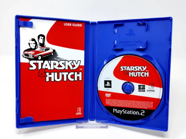 Interior del juego Starsky & Hutch (UK) para PlayStation 2 con disco y manual