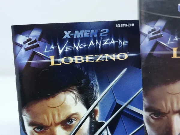 Lateral de la caja de X-Men 2: La Venganza de Lobezno (ESP) para Nintendo GameCube