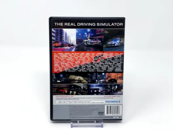 Parte trasera de Gran Turismo 3: A-Spec (ESP) (Platinum) (Rebajado) para PlayStation 2, edición PAL España
