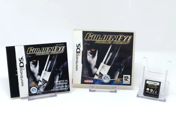 Lateral de la caja de GoldenEye: Rogue Agent (ESP) para Nintendo DS