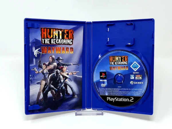 Interior del juego Hunter: The Reckoning - Wayward (ESP) para PlayStation 2 con disco y manual