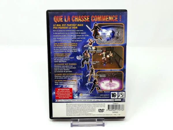 Parte trasera de Hunter: The Reckoning - Wayward (FRA) para PlayStation 2, edición PAL Francia