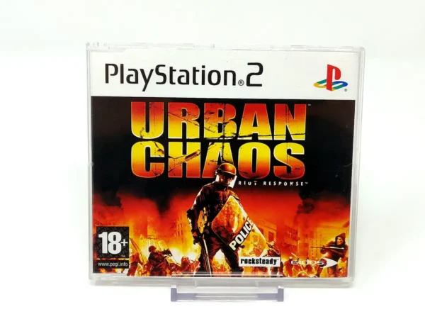Portada de Urban Chaos: Riot Response (UK) (Promo) para PlayStation 2, edición PAL UK, de segunda mano