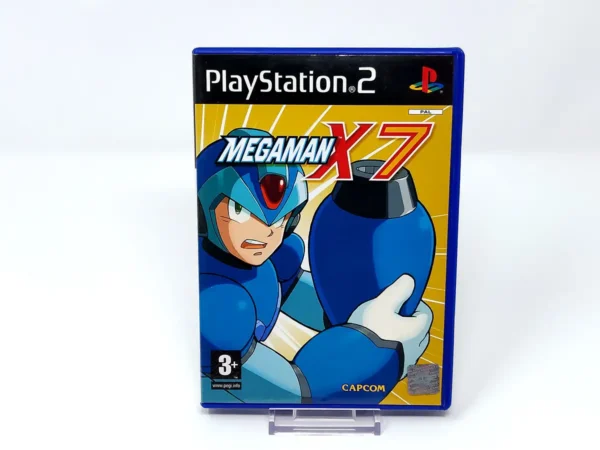 Portada de Mega Man X7 (ESP) para PlayStation 2, edición PAL España, de segunda mano