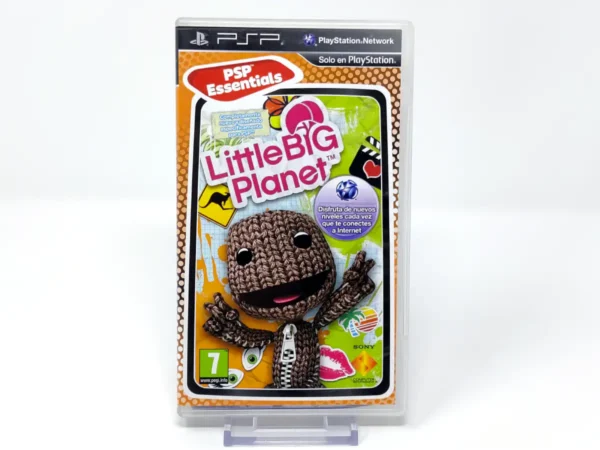 Portada de LittleBigPlanet (ESP) (Essentials) para PSP, edición PAL España, de segunda mano