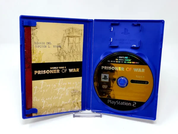 Interior del juego Prisoner of War (ESP) (v2) para PlayStation 2 con disco y manual