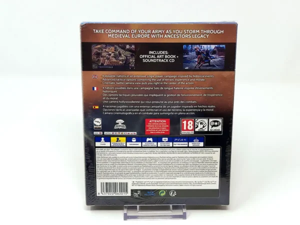 Parte trasera de Ancestors Legacy: Conqueror's Edition (ESP) (Precintado) para PlayStation 4, edición PAL España