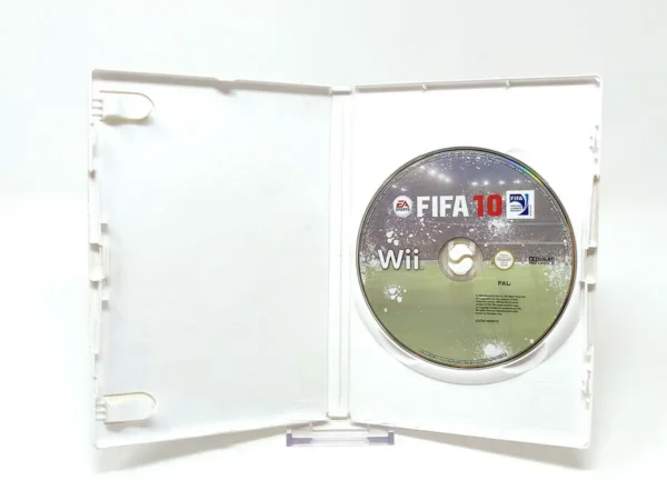 Interior del juego FIFA 10 (ESP) (Rebajado) para Nintendo Wii con disco y manual