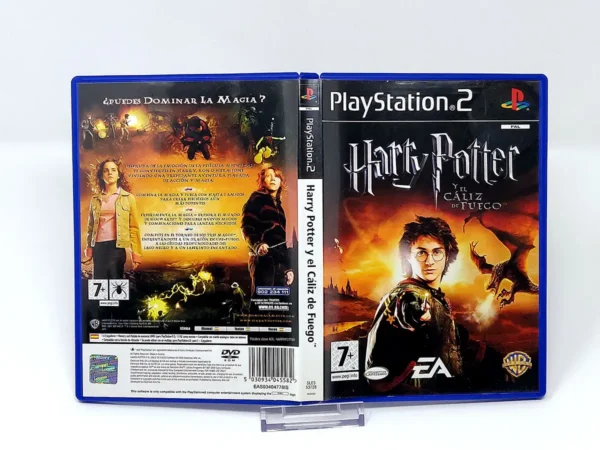Harry Potter y el Cáliz de Fuego (ESP) (Carátula) para PlayStation 2, edición PAL España, de segunda mano
