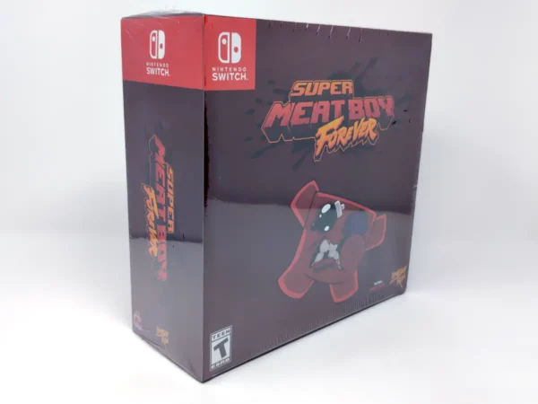 Parte trasera de Super Meat Boy Forever (Collector's Edition) (USA) (Limited Run) (Precintado) para Nintendo Switch, edición NTSC USA