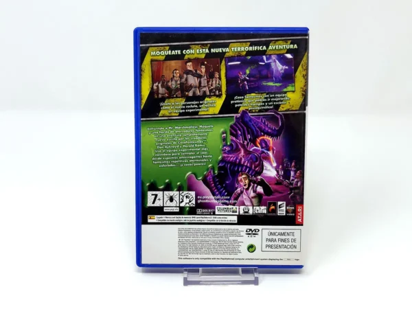 Parte trasera de Los Cazafantasmas: El Videojuego (ESP) (Promo) para PlayStation 2, edición PAL España