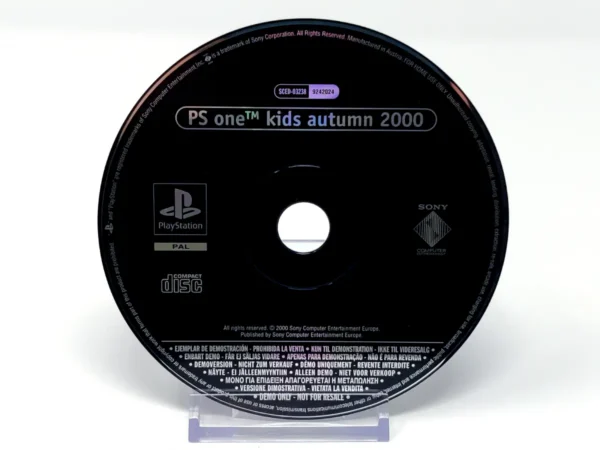 PS One Kids Autumn 2000 (Demo) para PlayStation 1, edición PAL España, de segunda mano