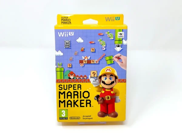 Portada de Super Mario Maker (ESP) para Nintendo Wii U, edición PAL España, de segunda mano