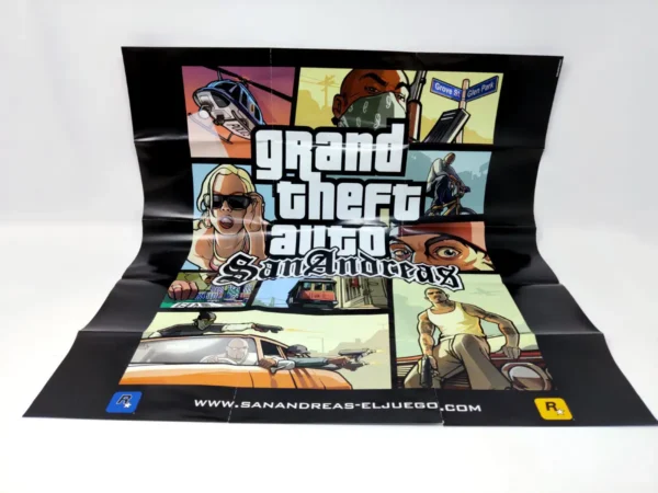 Grand Theft Auto: San Andreas (ESP) (Mapa) para PlayStation 2, edición PAL España, de segunda mano