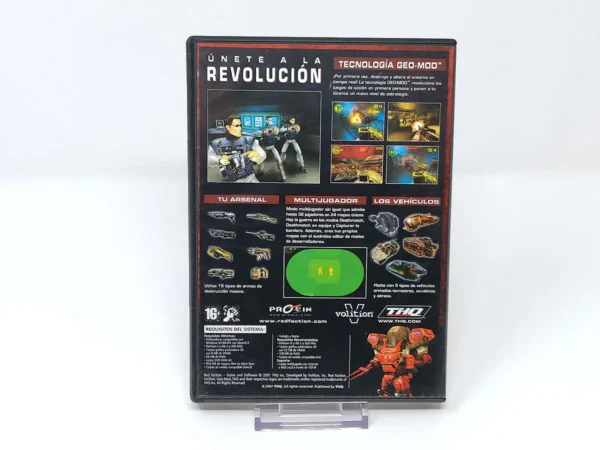 Parte trasera de Red Faction (ESP) para PC