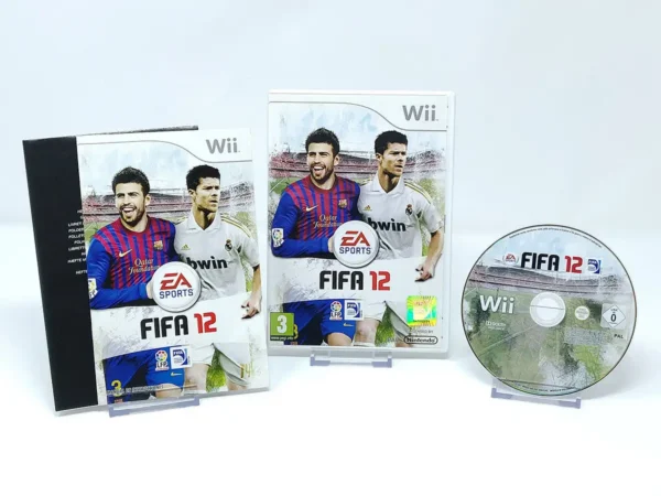 Lateral de la caja de FIFA 12 (ESP) para Nintendo Wii