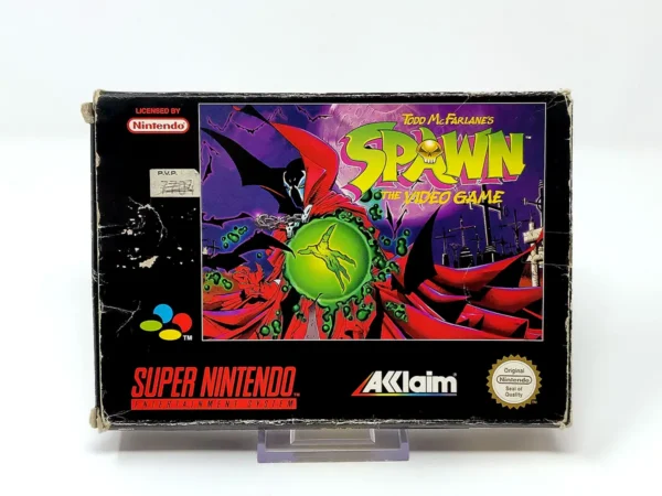 Portada de Todd McFarlane's Spawn: The Video Game (ESP) (Rebajado) para Nintendo SNES, edición PAL España, de segunda mano