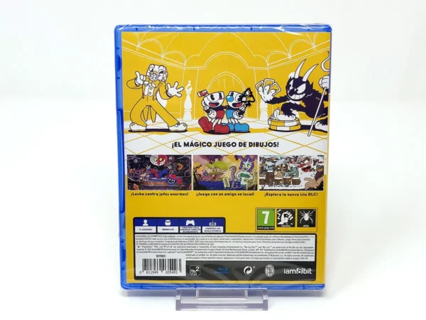 Parte trasera de Cuphead (ESP) (Precintado) para PlayStation 4, edición PAL España