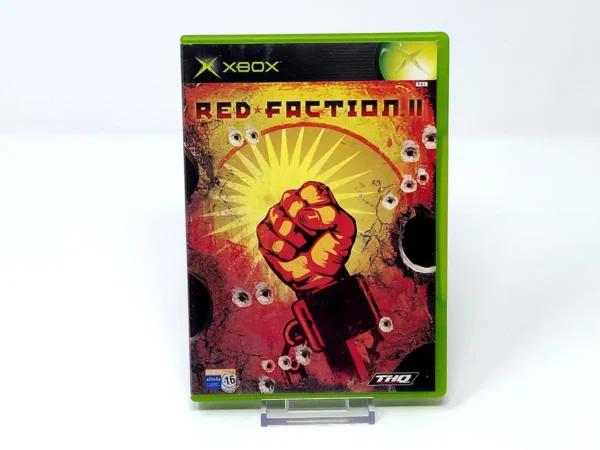 Portada de Red Faction II (ESP) para XBOX, edición PAL España, de segunda mano