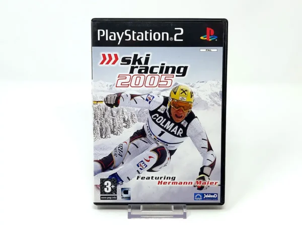 Portada de Ski Racing 2005 (FRA) para PlayStation 2, edición PAL Francia, de segunda mano