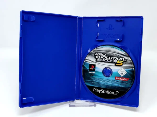 Interior del juego Pro Evolution Soccer 5 (ESP) (Rebajado) para PlayStation 2 con disco y manual