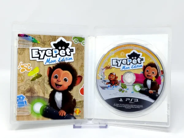 Interior del juego EyePet: Move Edition (ESP) (Platinum) para PlayStation 3 con disco y manual