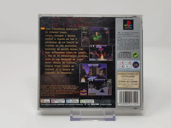 Jungla de Cristal (ESP) (Carátulas + Manual) (Platinum) para PlayStation 1, de segunda mano